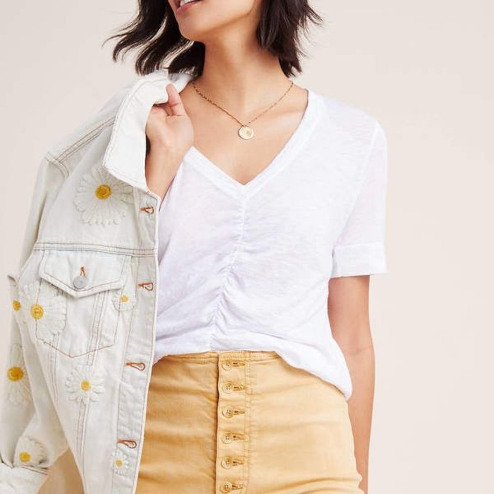 Anthropologie Stateside V Neck Tee